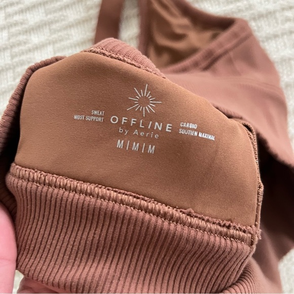 Aerie rust brown sports bra - Picture 4 of 4